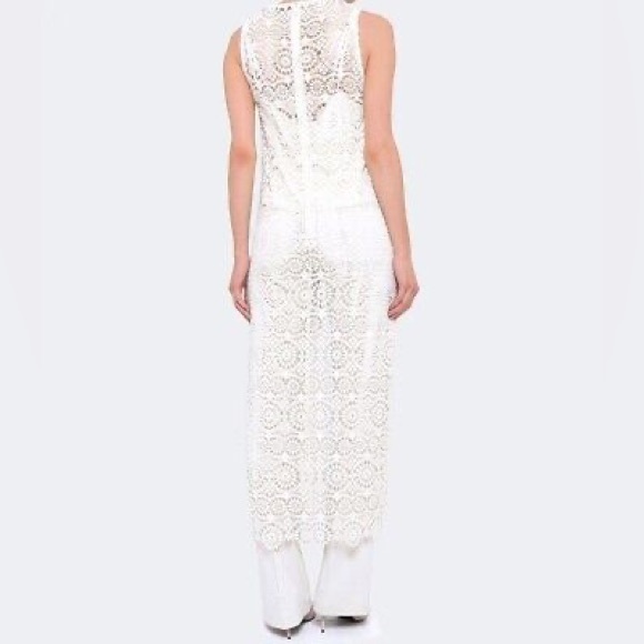 Alice+Olivia Gretchen crotchet tunic top - Picture 4 of 8